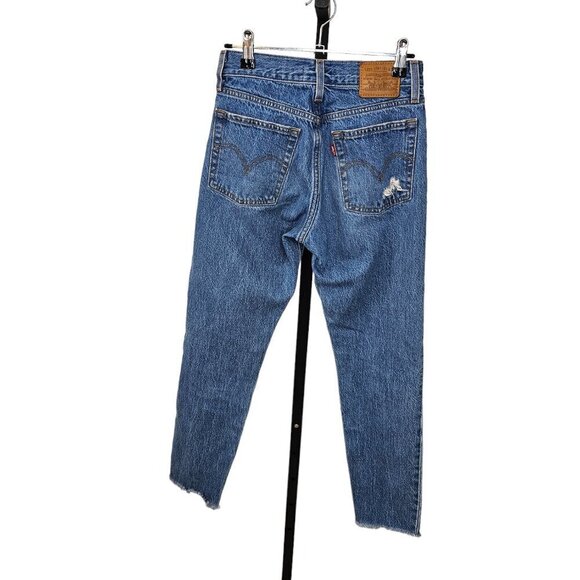 Levi's Womens Wedgie  Icon Jeans High Waist Button Fly Size 24 - Picture 5 of 9